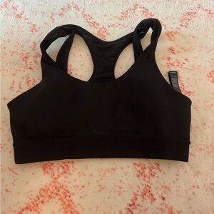 Koral Black Racerback Sports Bra